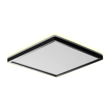 Prezent 27311 - LED Bathroom ceiling light CORDIA SQ LED/12W/230V 3000/6000K IP54 black