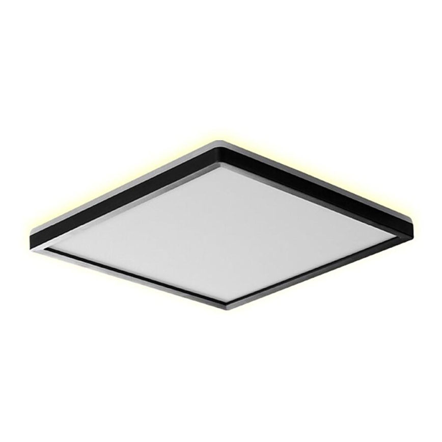 Prezent 27311 - LED Bathroom ceiling light CORDIA SQ LED/12W/230V 3000/6000K IP54 black