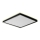 Prezent 27311 - LED Bathroom ceiling light CORDIA SQ LED/12W/230V 3000/6000K IP54 black