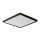 Prezent 27313 -LED Bathroom ceiling light CORDIA SQ LED/18W/230V 3000/6000K IP54 black