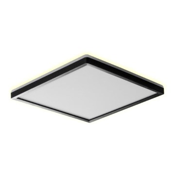 Prezent 27315 - LED Bathroom ceiling light CORDIA SQ LED/24W/230V 3000/6000K IP54 black
