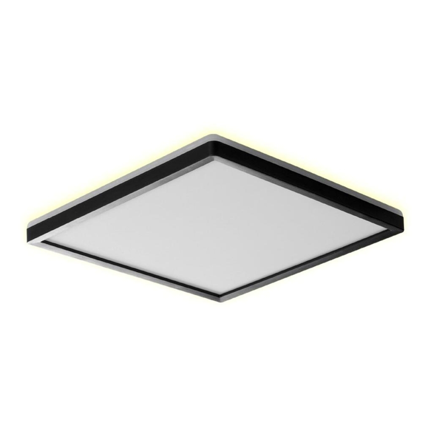 Prezent 27315 - LED Bathroom ceiling light CORDIA SQ LED/24W/230V 3000/6000K IP54 black