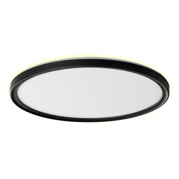 Prezent 27317 - CORDIA LED 30W/230V Bathroom Ceiling Light 3000–6000K IP54 Ø50 cm, Black