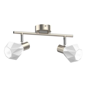 Prezent 27510 - Spotlight METIS 2xE14/40W/230V matte chrome