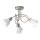 Prezent 27511 - Surface-mounted chandelier METIS 3xE14/40W/230V matte chrome