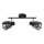 Prezent 27517 - Spotlight PONTEO 2xE27/40W/230V black