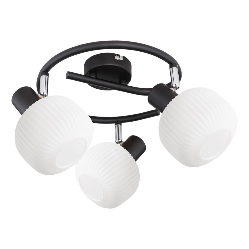 Prezent 27521 - Spotlight ARYA 3xE14/40W/230V black/white