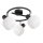 Prezent 27521 - Spotlight ARYA 3xE14/40W/230V black/white