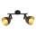 Prezent 27523 - Spotlight MESCALA 2xE14/40W/230V black/rubber tree