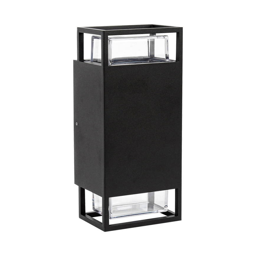 Prezent 28211A - Outdoor wall light EVENTO 2xGU10/35W/230V IP54 black