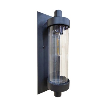 Prezent 28213A - Outdoor wall light VERTICA 1xE27/35W/230V IP54 black