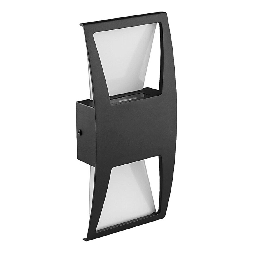 Prezent 31310 - LED Outdoor wall light OZZ 2xLED/4W/230V IP44 black