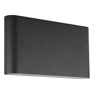 Prezent 31318 - LED Outdoor wall light MAER 2xLED/5W/230V IP44 black