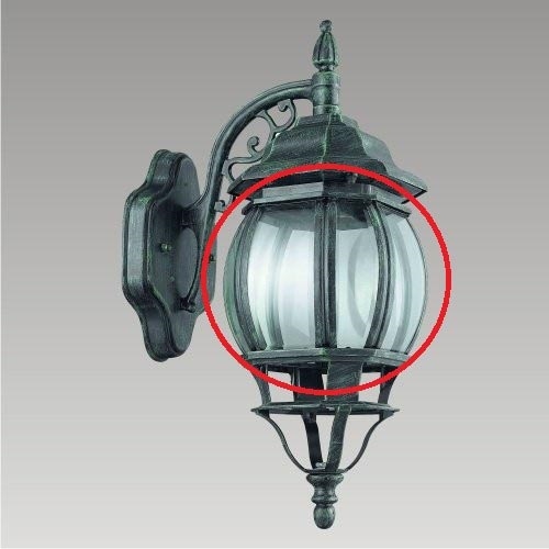 Prezent 39001 - Replacement glass for outdoor light PRINZ E27