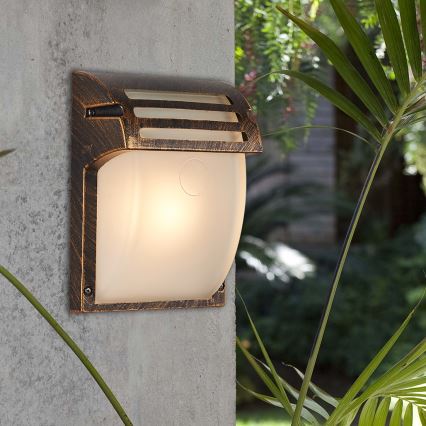 Prezent 39022 - Outdoor wall light AMALFI 1xE27/60W/230V IP44