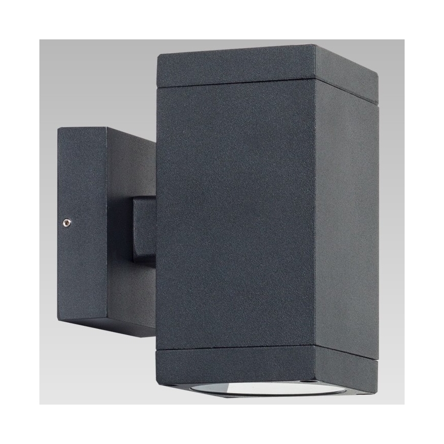 Prezent 39034 - Outdoor wall light RETO SQ 2xGU10/35W/230V IP54