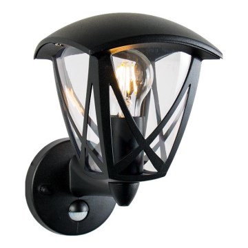 Prezent 39041 - Outdoor wall light with a sensor SPLIT 1xE27/40W/230V