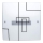 Prezent 45033 - Replacement glass for ceiling light PRIX E27