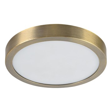 Prezent 49060 - LED Ceiling light LENYS LED/22W/230V 4000K d. 22,5 cm brass