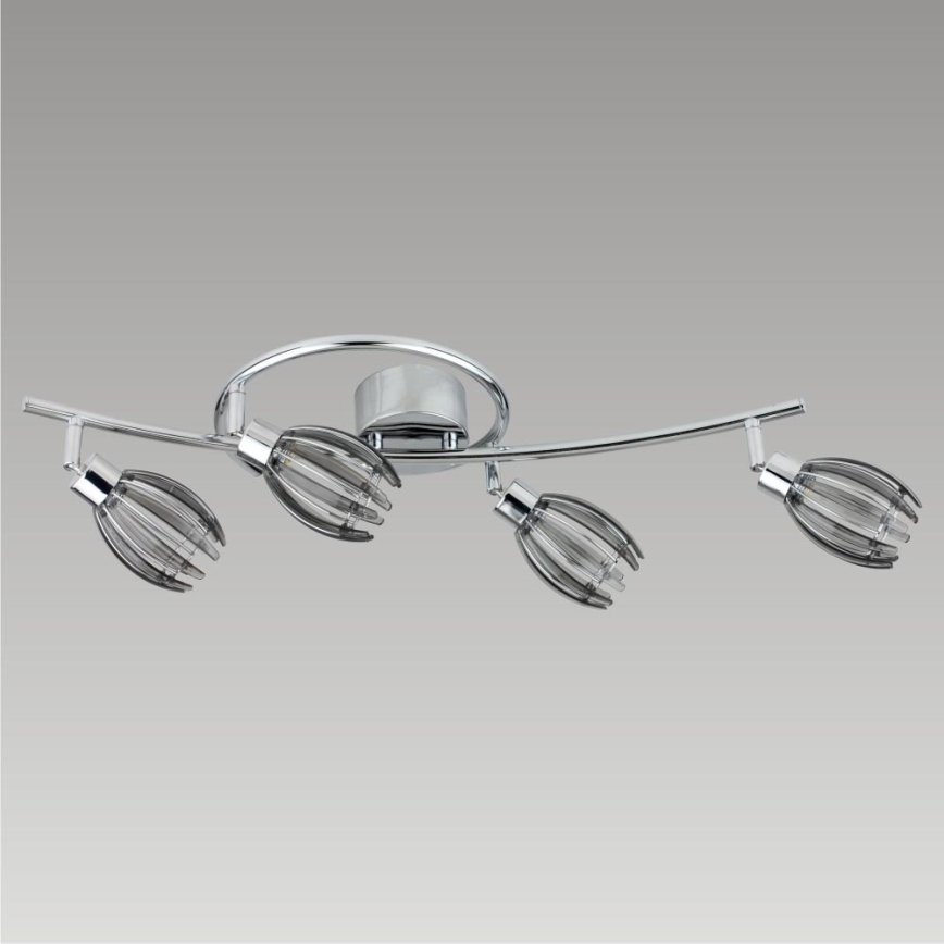 Prezent 61210 - Spotlight EZZO 4xG9/33W/230V smoke