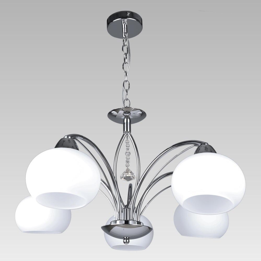 Prezent 61458 - Chandelier on a chain ARAGONA 5xE27/60W/230V