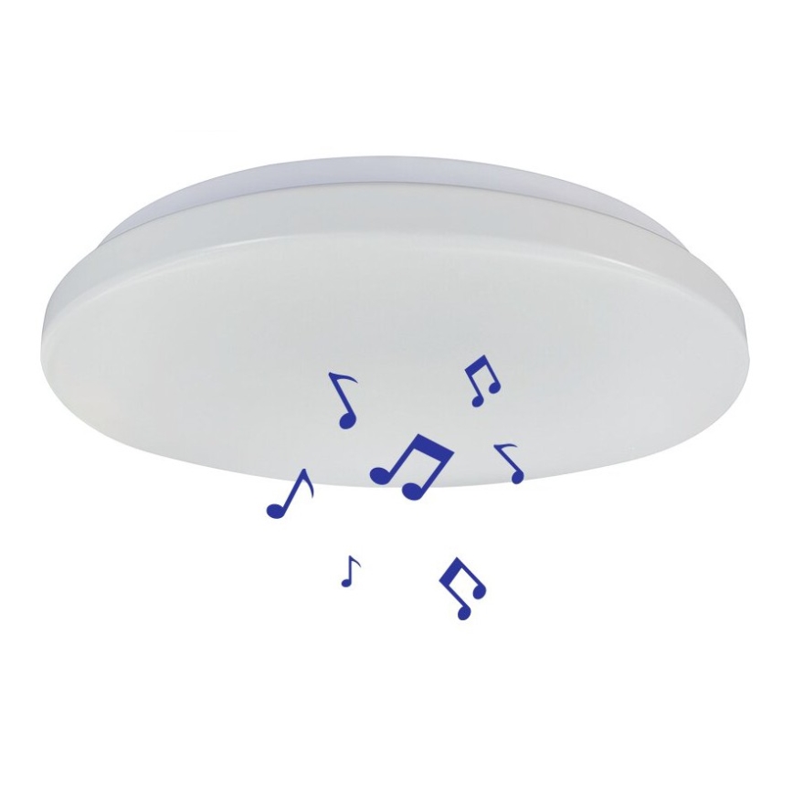 Prezent 70013 - LED RGB Dimmable ceiling light with a speaker BLISS LED/72W/230V 3000-6500K + remote control