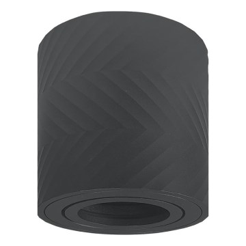 Prezent 71111 - LOTAR spotlight 1x GU10/50W/230V, Ø 8 cm, black