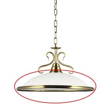 Prezent 75351 - Replacement glass for the VIOLA E27 chandelier