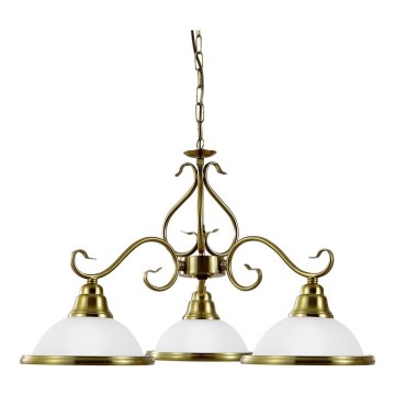 Prezent 75361 - Chandelier on a chain VIOLA 3xE14/40W/230V gold