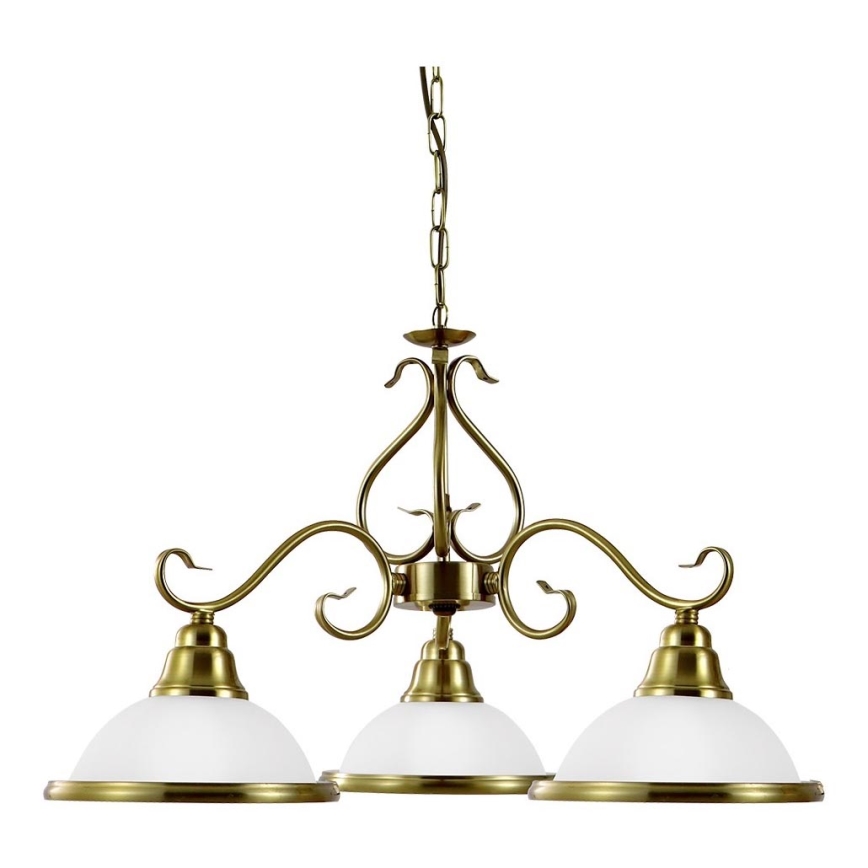 Prezent 75361 - Chandelier on a chain VIOLA 3xE14/40W/230V gold