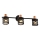 Prezent 75469 - Wall spotlight ANTARES 3xE14/40W/230V black/copper