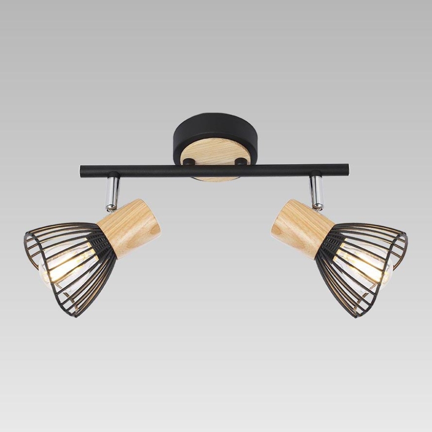Prezent 75556 - Ceiling spotlight PONY 2xE14/25W/230V ash