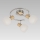 Prezent 75567 - Ceiling spotlight TONG 3xE14/25W/230V ash