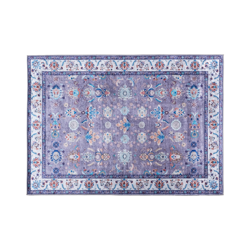 PRINT SHINE Anti-Slip Oriental Rug 120x170 cm Blue