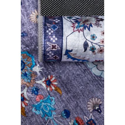 PRINT SHINE Anti-Slip Oriental Rug 120x170 cm Blue