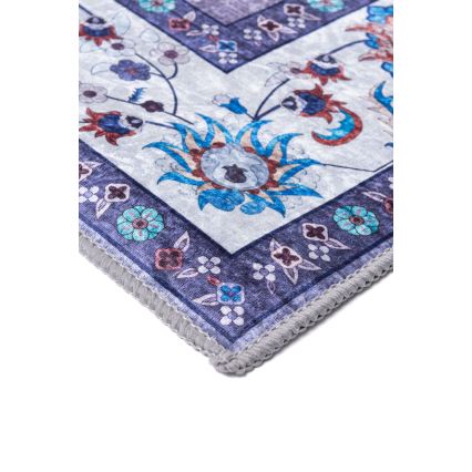 PRINT SHINE Non-Slip Oriental Rug 160 x 230 cm, Blue