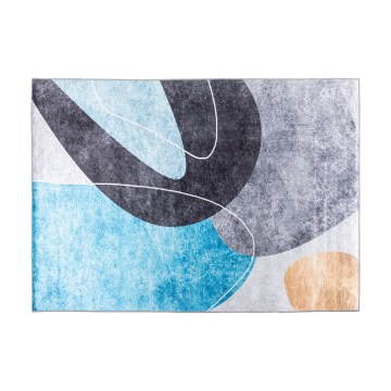 PRINT SHINE Non-Slip Rug 160x230 cm, Multicolored