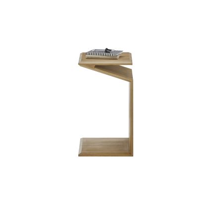 PRISM 60 x 40 cm Oak Coffee Table with Vertical and Horizontal Adjustment