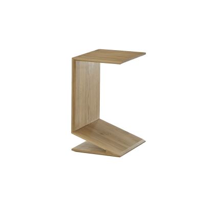 PRISM 60 x 40 cm Oak Coffee Table with Vertical and Horizontal Adjustment