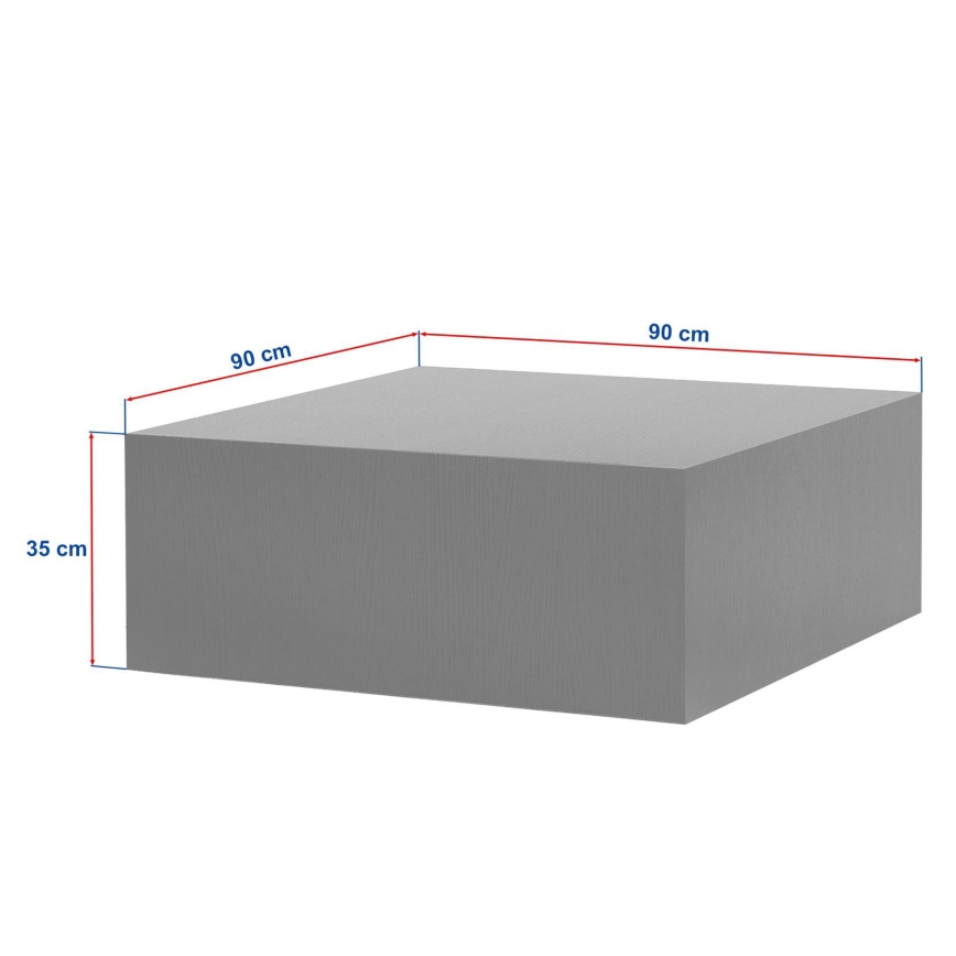 PRIZMA Coffee Table, 90x90 cm, Oak