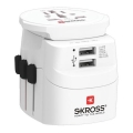PRO Light Travel Adapter USB 2A - Worldwide, UK+USA+AUS/CN, 2x USB-A 12W