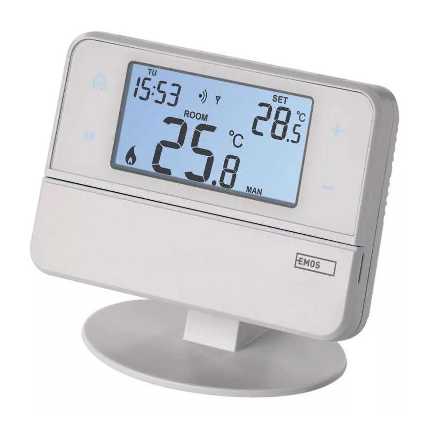 Programmable thermostat 230V + 2xAA