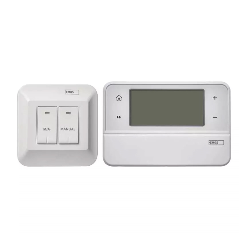 Programmable thermostat 230V + 2xAA