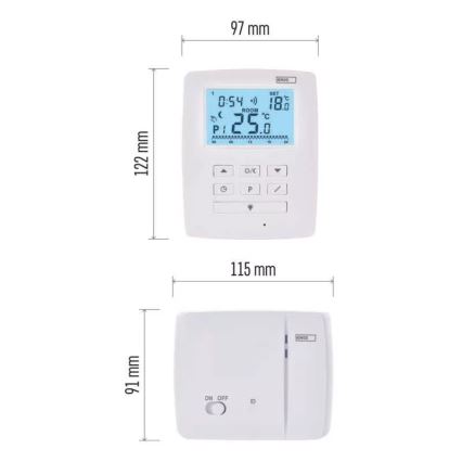 Programmable thermostat 230V
