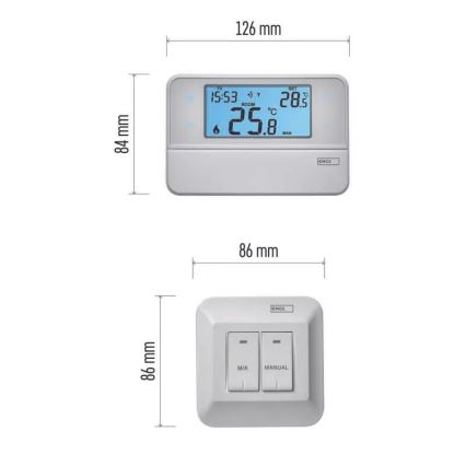 Programmable thermostat 230V