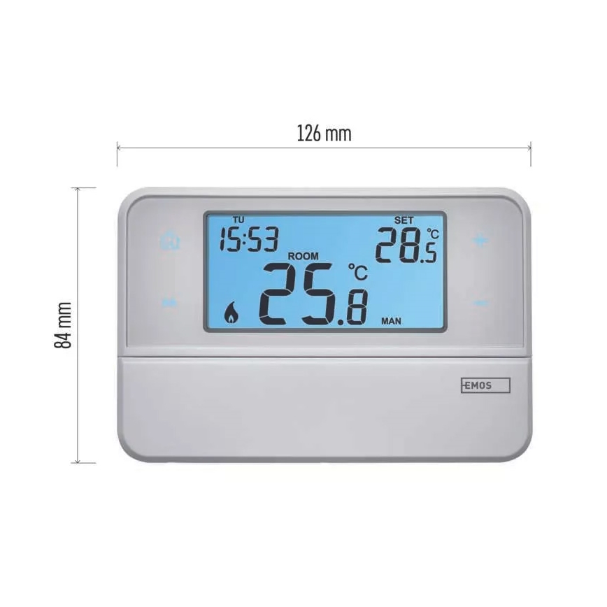 Programmable thermostat 2xAA