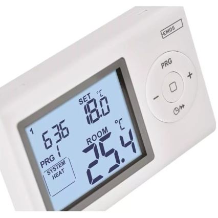Programmable thermostat 2xAAA