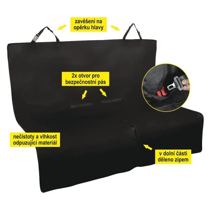 Protective car blanket for a dog 140x140 cm