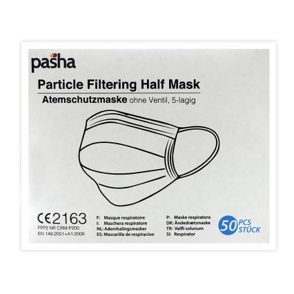 Protective equipment - respirator FFP2 NR CE 2163 1000pcs