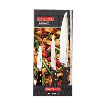 PROVENCE GOURMET 3-piece kitchen knife set